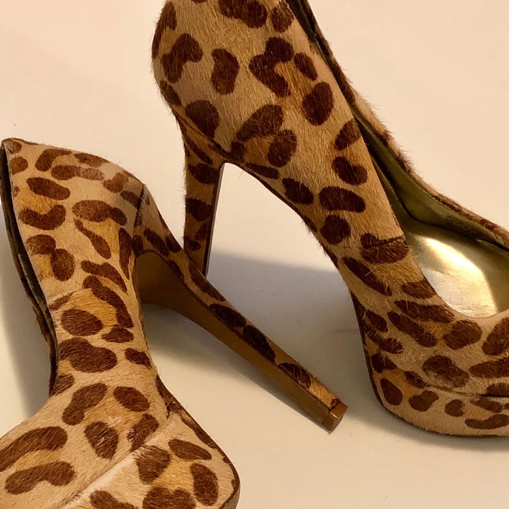 Cheetah print Jessica Simpson heels